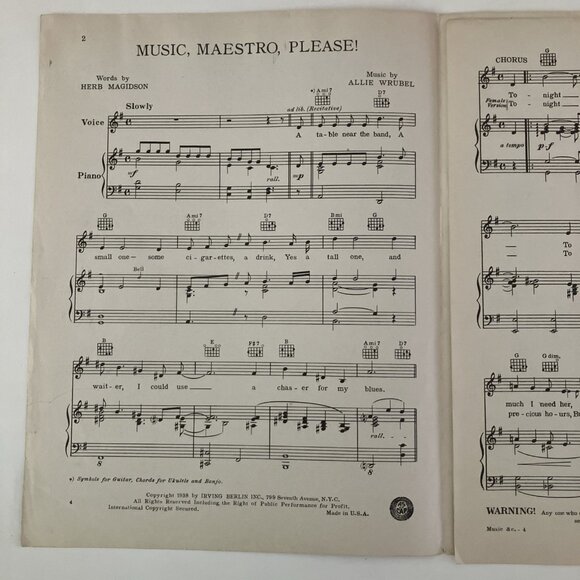 1930s Vintage Sheet Music Tommy Dorsey, Jeanette MacDonald, Hoagy Carmichael - Picture 12 of 16